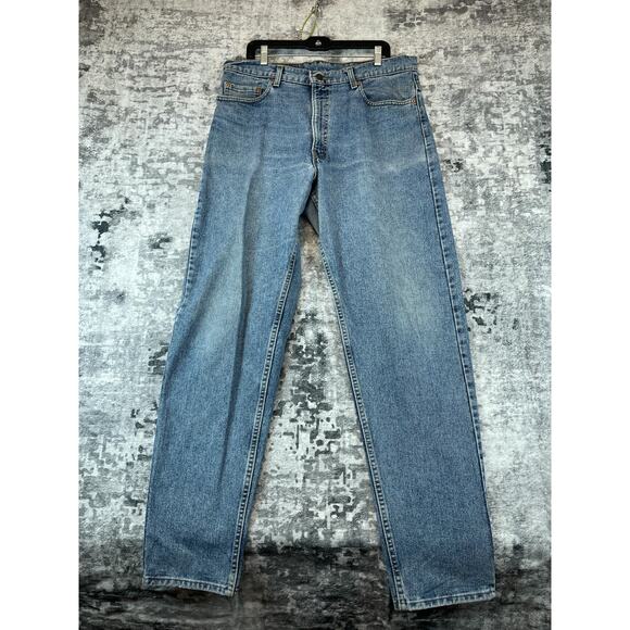 Vtg 90s Y2K Levi’s 550 Batwing Red Tab Relaxed Jeans 36×34 90s Y2k USA - Picture 1 of 9